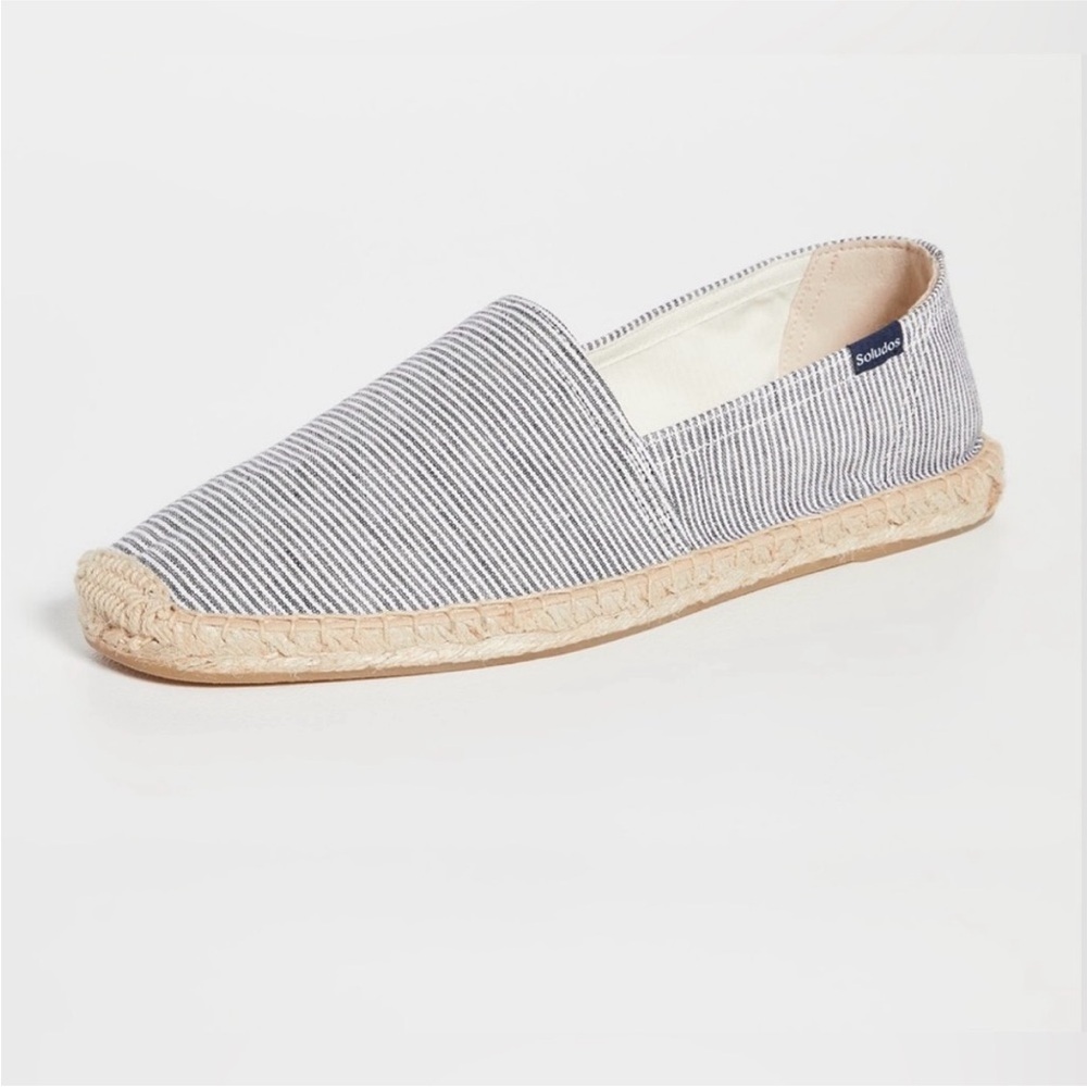 Soludos Espadrille Slip-On in Navy and Natural